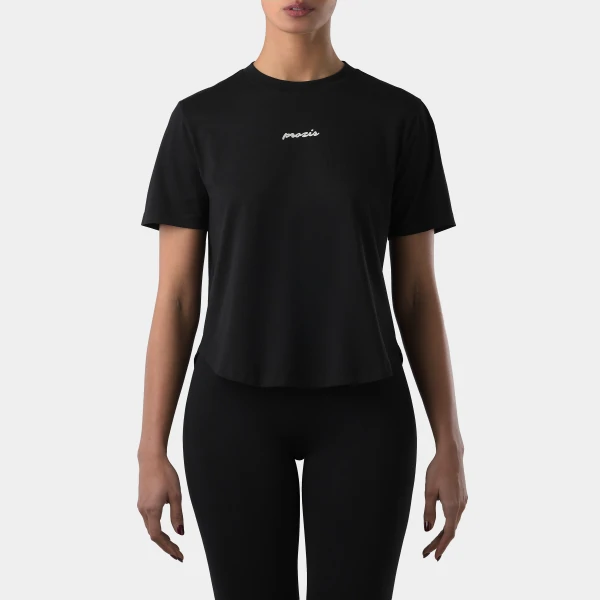 SoulSkin Crop T-Shirt - Black
