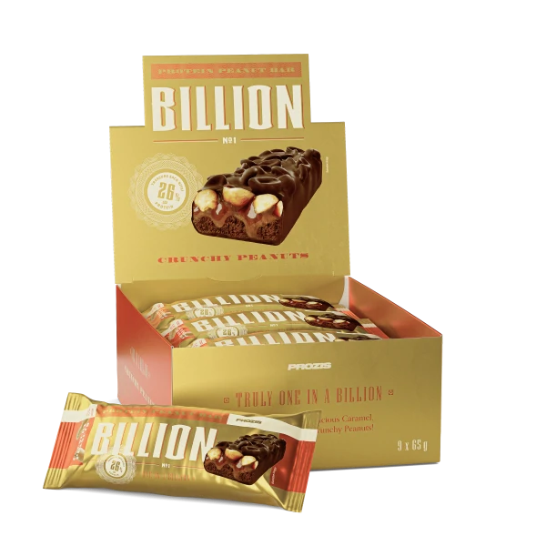 Μπάρα Πρωτεΐνης Φυστικιού Billion x 9