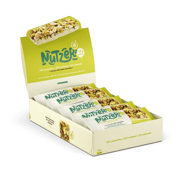Nutzer Bar - Pistache et Chocolat Blanc x 10