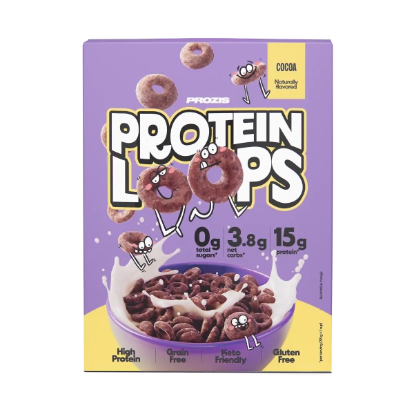 Protein Loops - Cereali Proteici - Cacao