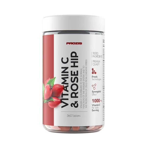 Vitamin C 1000 mg + Rose Hip 360 tabs