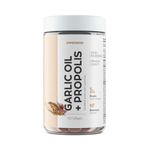 Huile d'Ail + Propolis 500 mg 60 capsules molles