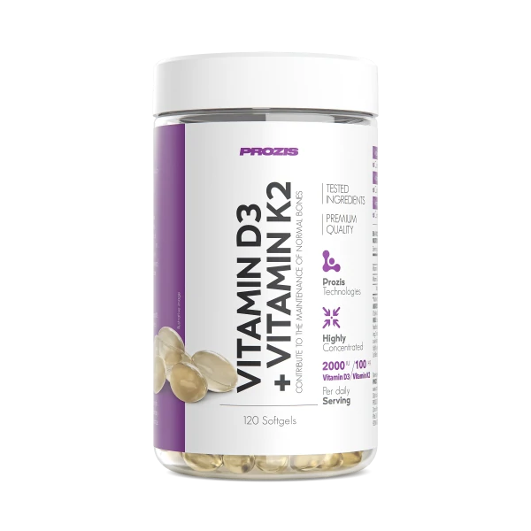 Vitamin D3+K2 120 Weichkapseln