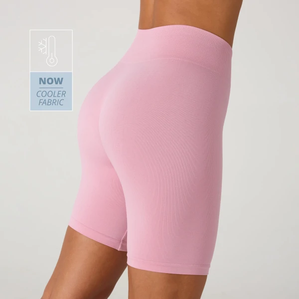 Athleisure Mid-Waist Cycling Shorts 