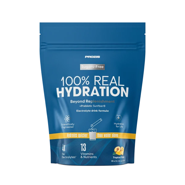 100% Real Hydration: Elektrolytpulver -15 Sticks