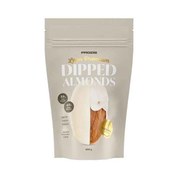 Lean Premium Dipped Almonds - Weiße Schokolade 100 g