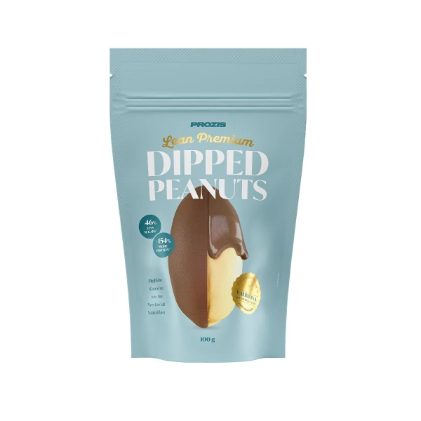 Lean Premium Dipped Peanuts - Chocolat au Lait 100 g