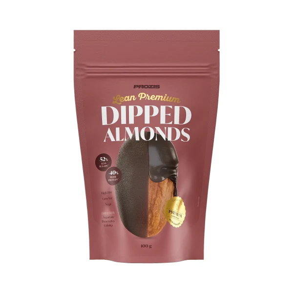 Lean Premium Dipped Almonds - Dunkle Schokolade 100 g
