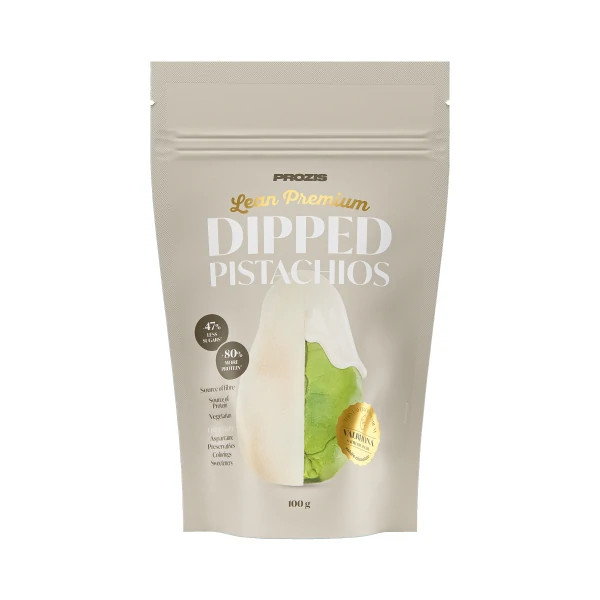 Lean Premium Dipped Pistachios - Weiße Schokolade 100 g