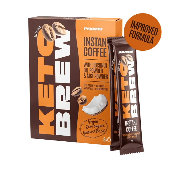 8 x Keto Brew - Pulverkaffee 4 g