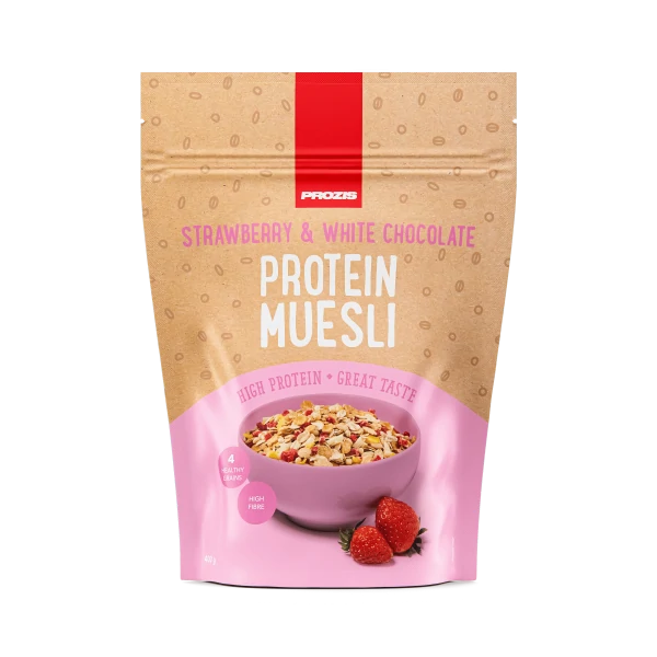 Protein-Müsli 400 g Erdbeere und weiße Schokolade