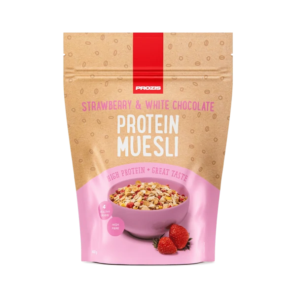 Protein-Müsli 400 g Erdbeere und weiße Schokolade
