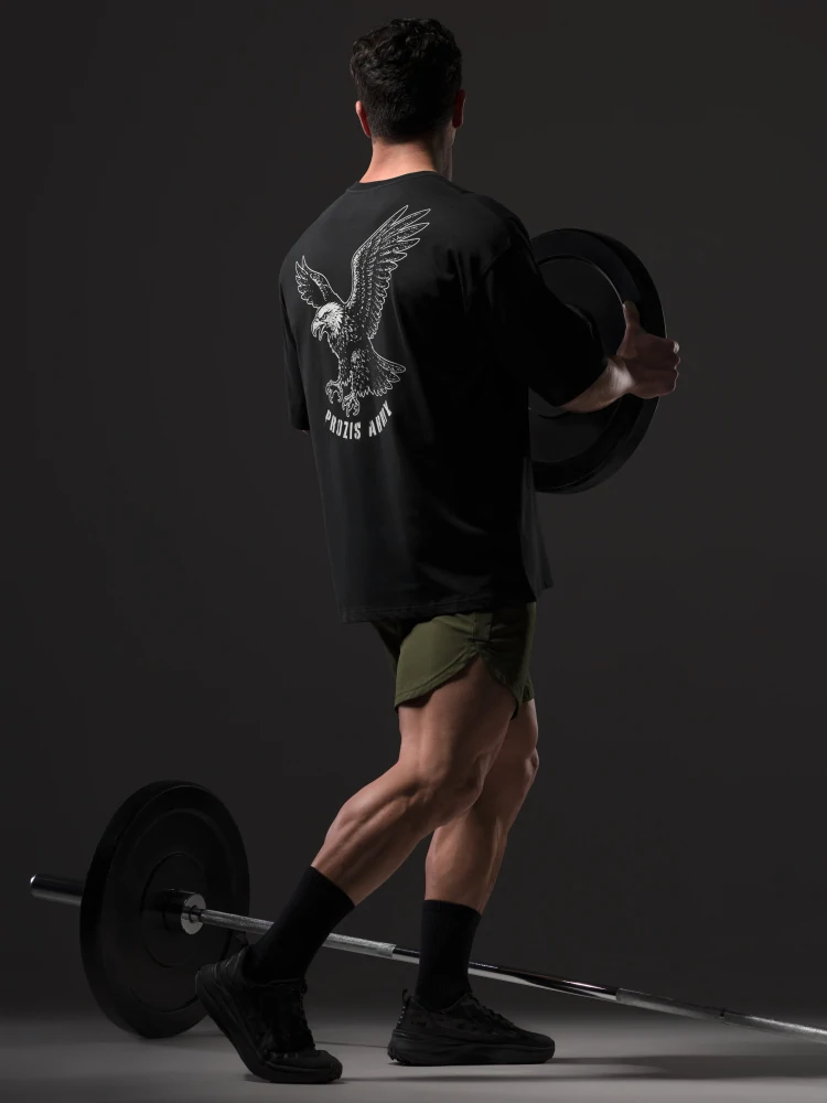 Army Eagle Unit Φαρδύ T-Shirt  (9)