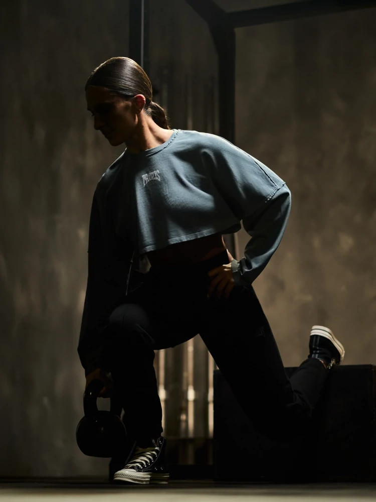 IronMode Langarm-Crop Top  (9)