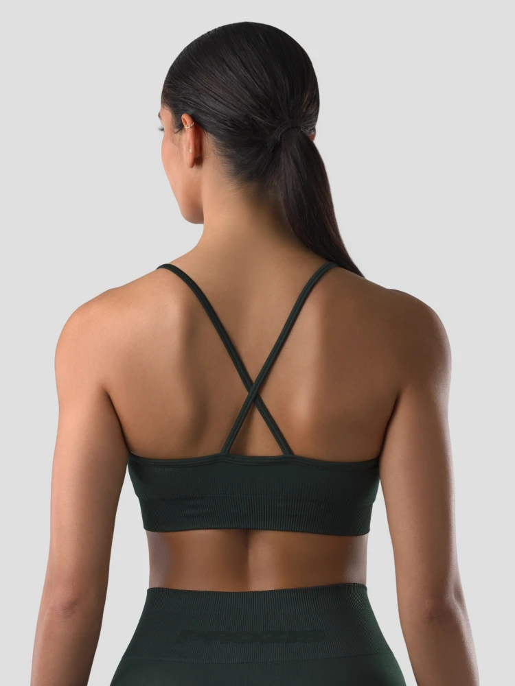Athleisure Sport-BH - Dunkelgrün (7)