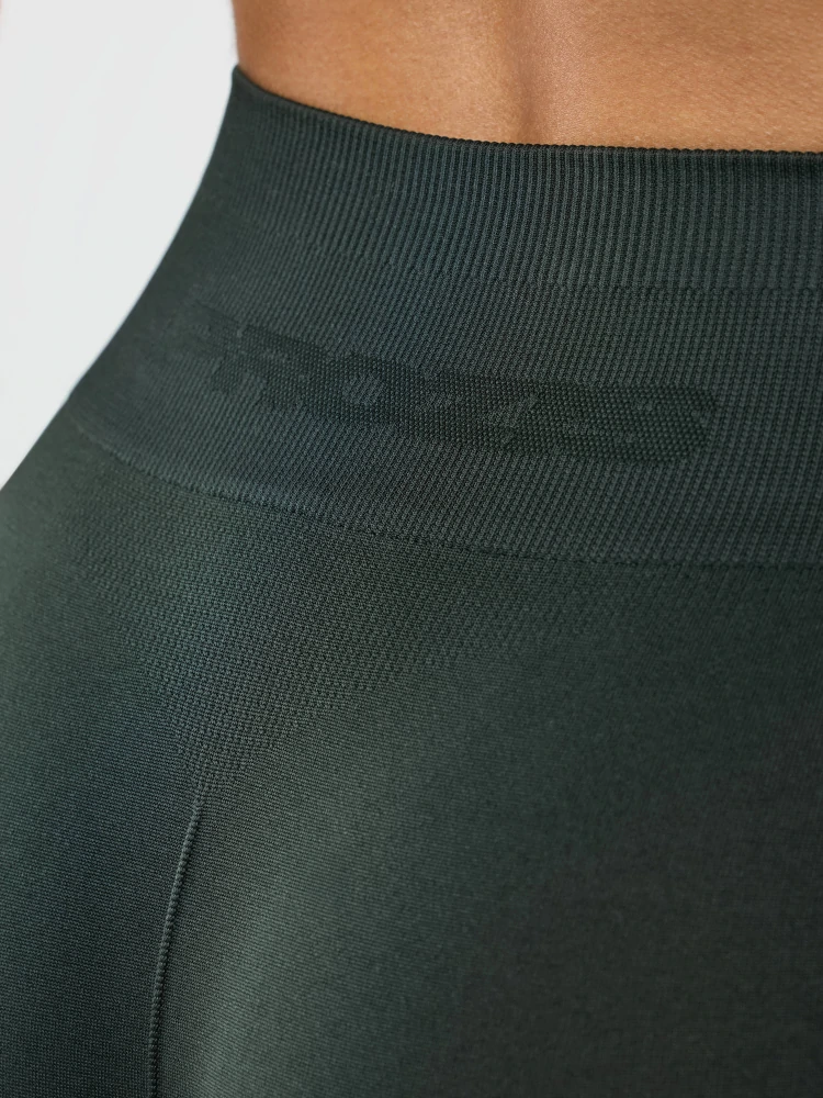 Athleisure Mid-Waist Shorts - Deep Green (8)