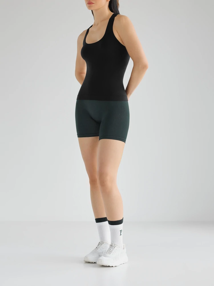 Athleisure RacerBack Tank Top - Black (6)