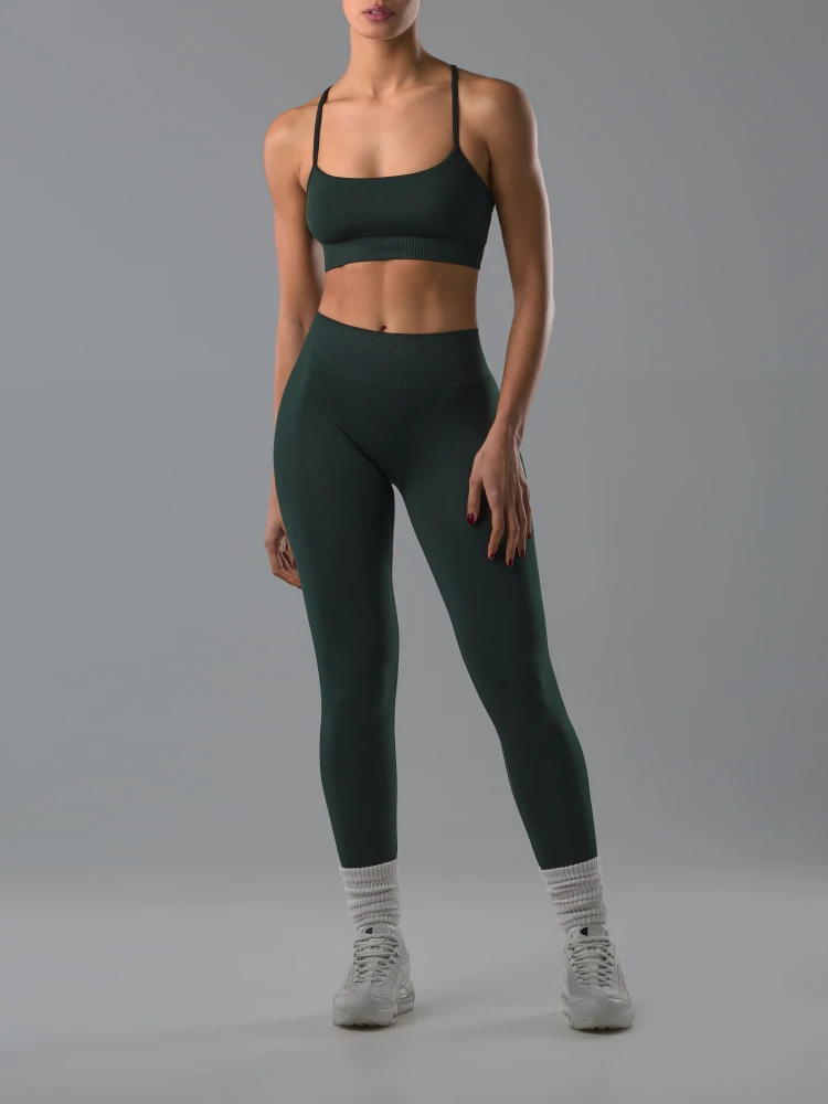 Soutien-Gorge de Sport Athleisure - Vert Foncé (6)