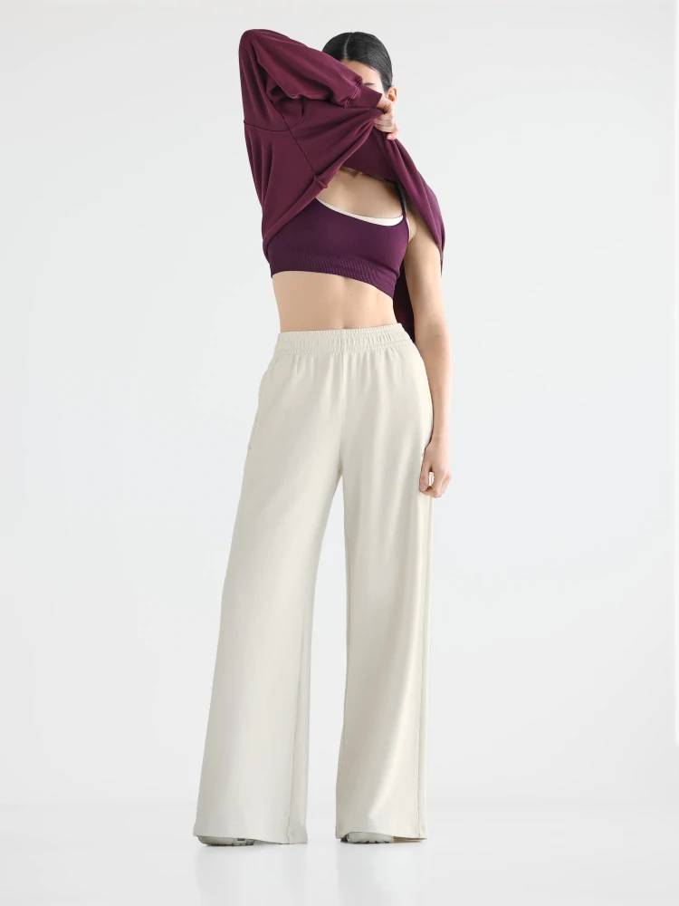 Pantalon à Jambes Larges Athleisure  (9)