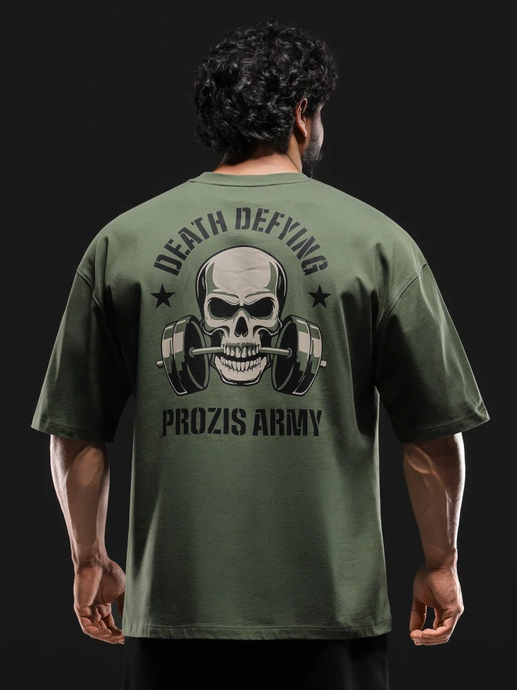 Army Defying Oversized T-Shirt  (7)