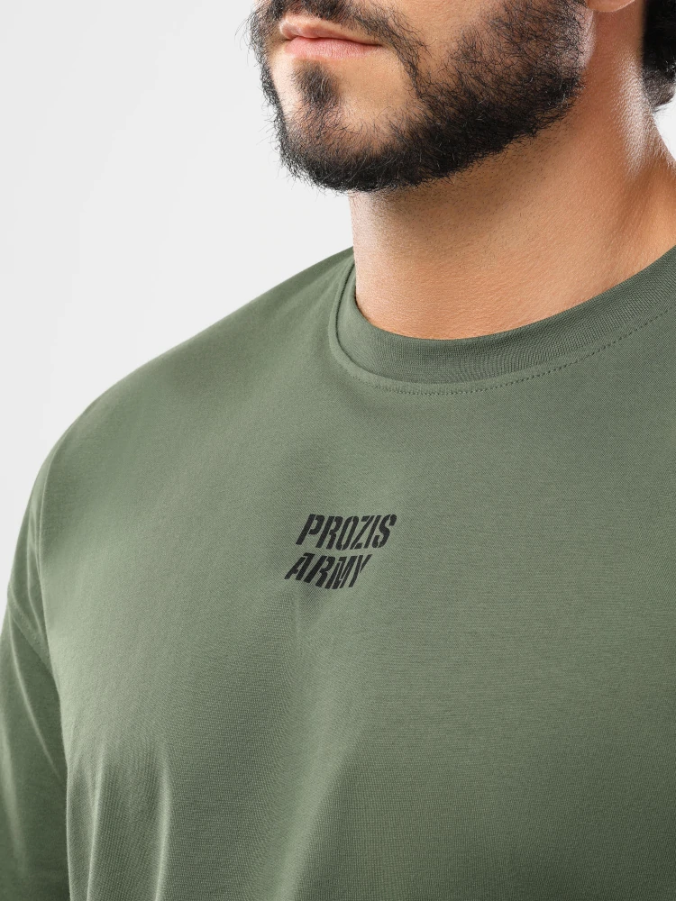 Army Defying Oversized T-Shirt  (8)