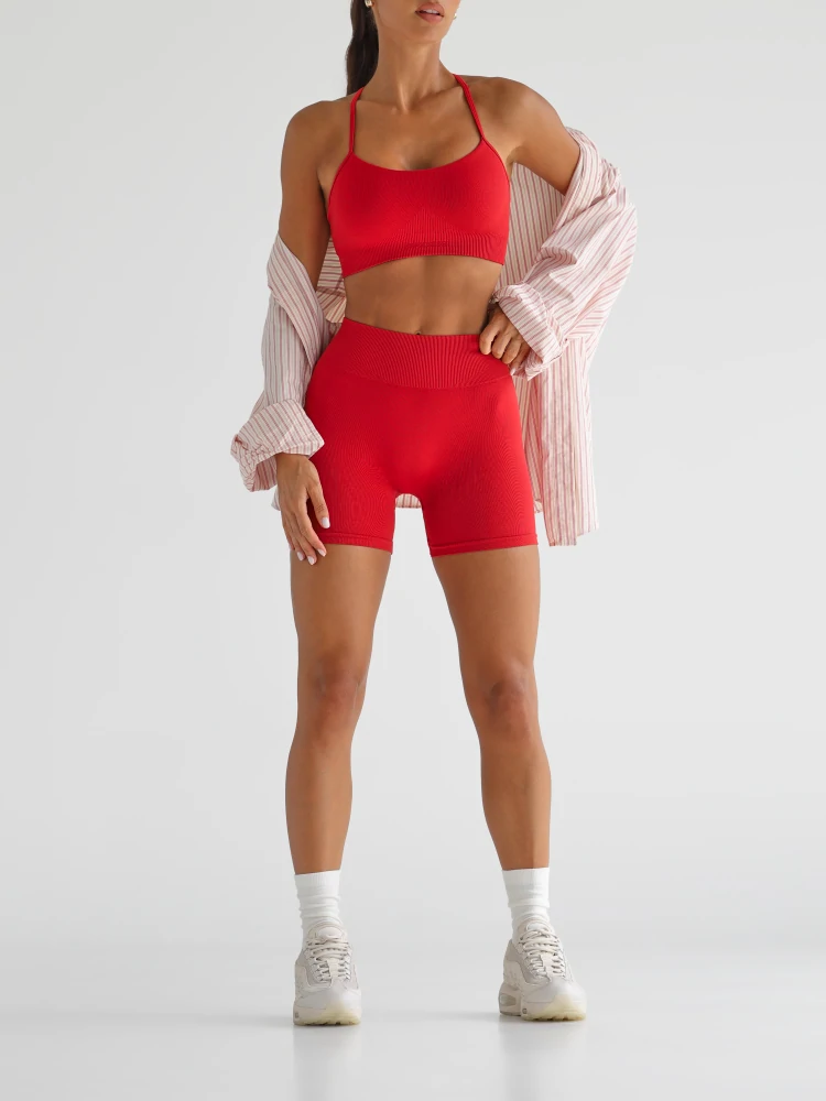 Short Taille Mi-Haute Athleisure  (6)