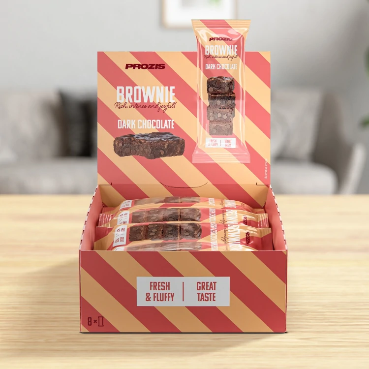 Brownie (8 ud) - Pepitas de chocolate negro