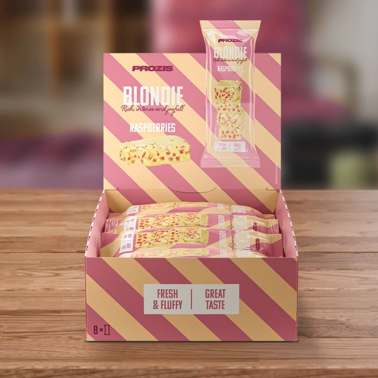 Blondie (8 ud) - Frambuesa