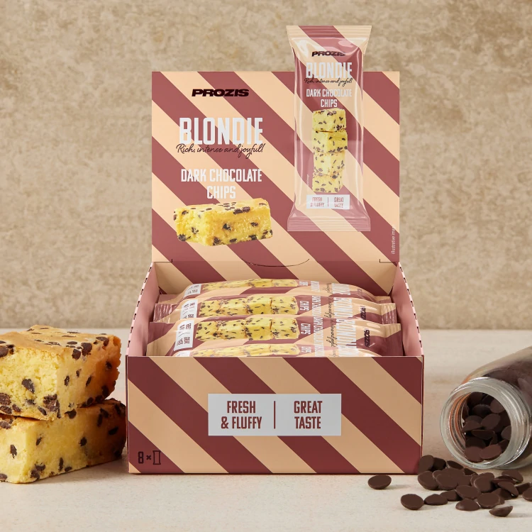 Blondie (8 ud) - Pepitas de chocolate negro