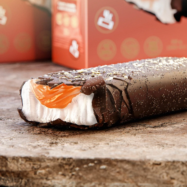 Melty Protein Ice Cream Bar - Caramel et Cacahouètes x 4