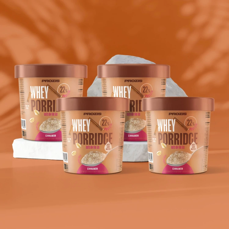 4 x Oats-on-the-go Whey Porridge 60 g Cinnamon