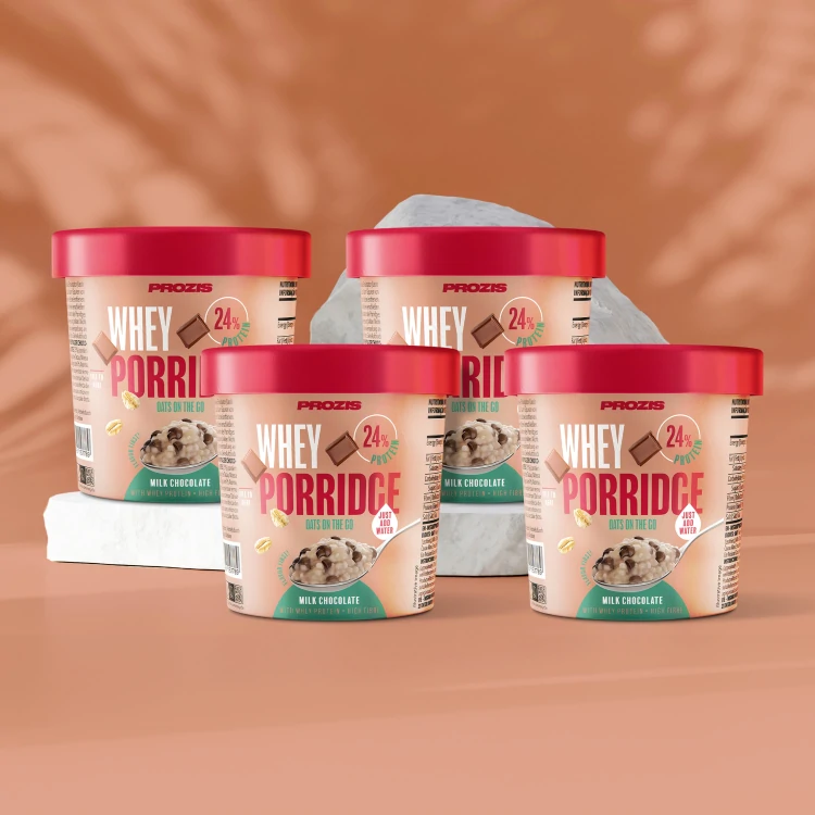 4 x Oats-on-the-go Whey Porridge 60 g Chocolate