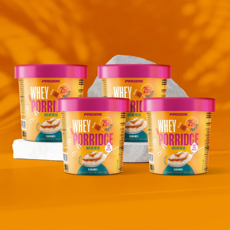 4 x Oats-on-the-go Whey Porridge 60 g Caramel