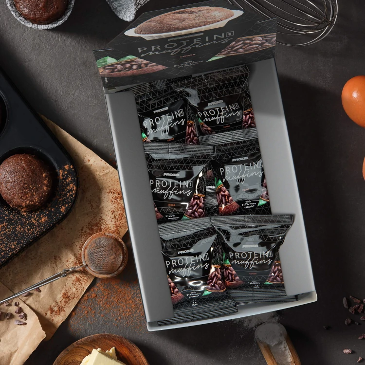 Minimuffins proteicos (12 ud) - Cacao