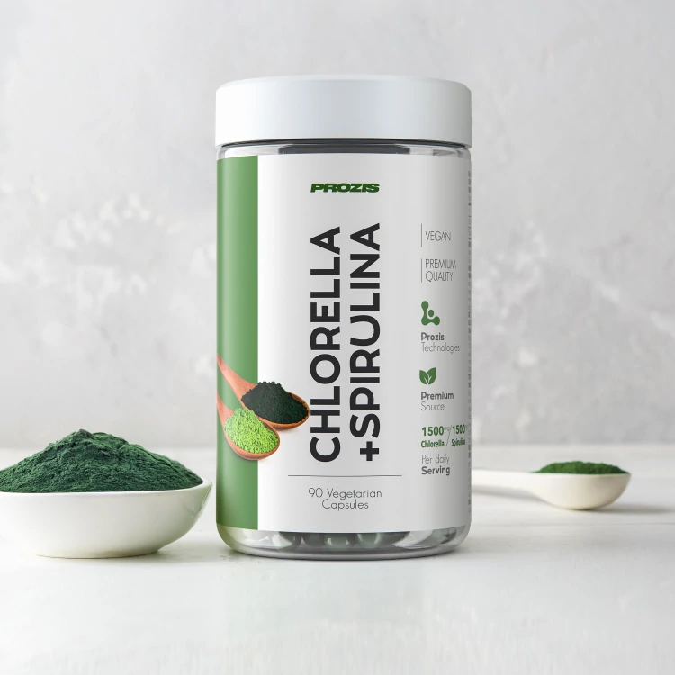 Chlorella+Spirulina 90 veg caps