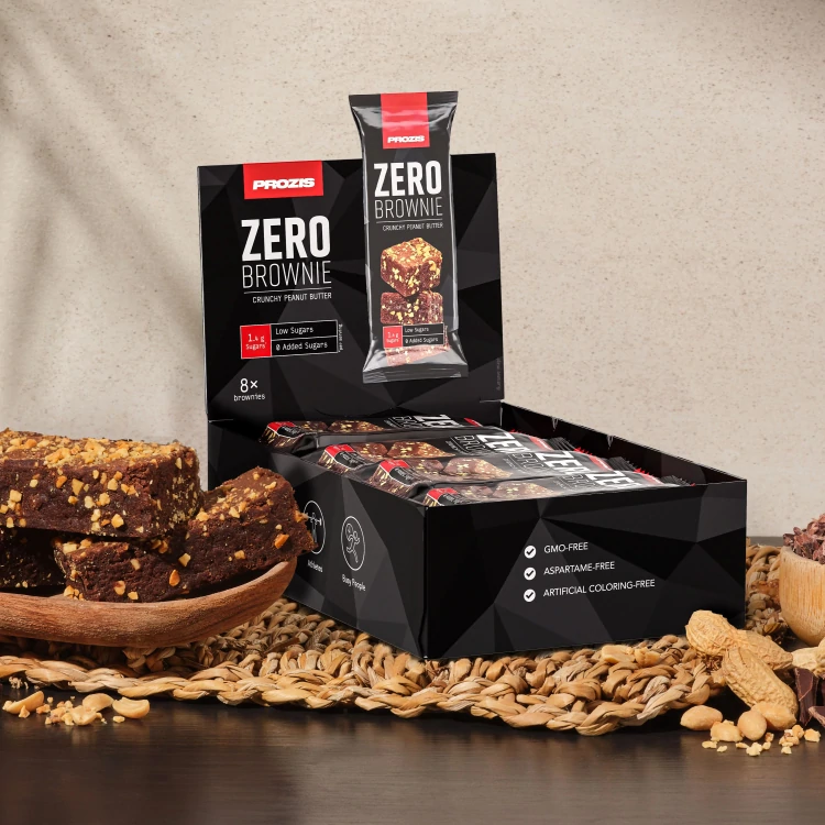 Zero Brownie (8 τεμάχια) - Τραγανό Φυστικοβούτυρο