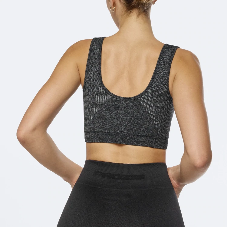 Contour Sports Bra - Dark Gray Melange