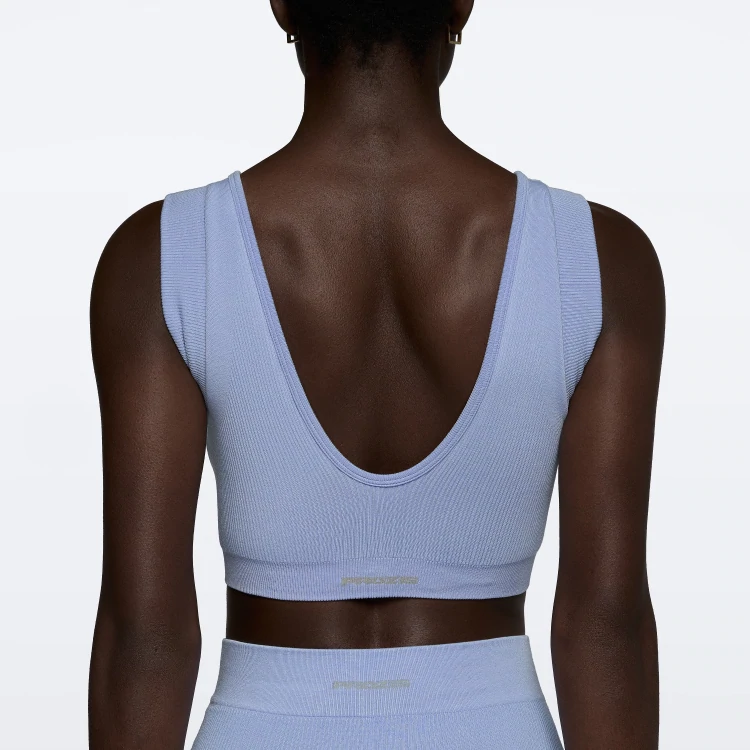 Peace of Mind Sports Bra - Smoky Blue