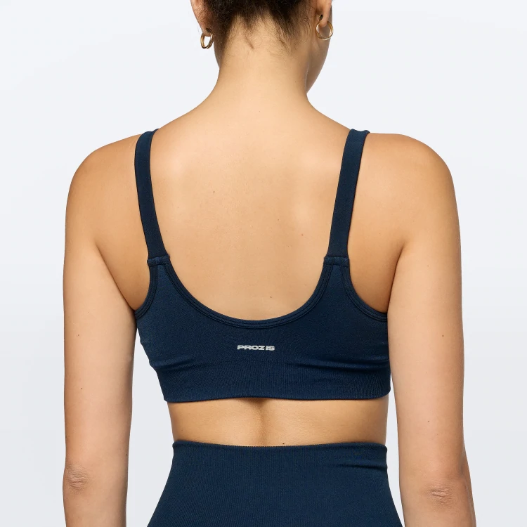 Getting Started Sports Bra - Navy Blue