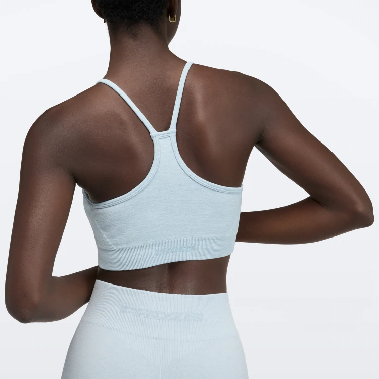 Alpine Sports Bra - Light Blue Melange
