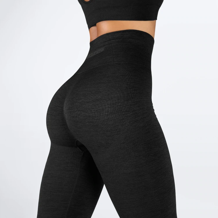 BFF High Waist Leggings - Black Melange