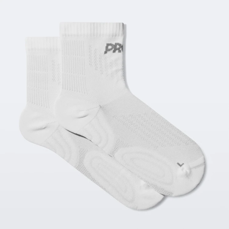 Chaussettes de Cheville Comptech Cushioned - White