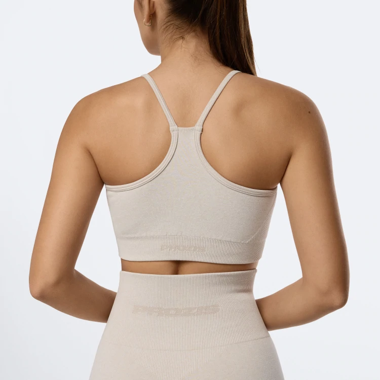Alpine Sports Bra - Warm Gray Melange