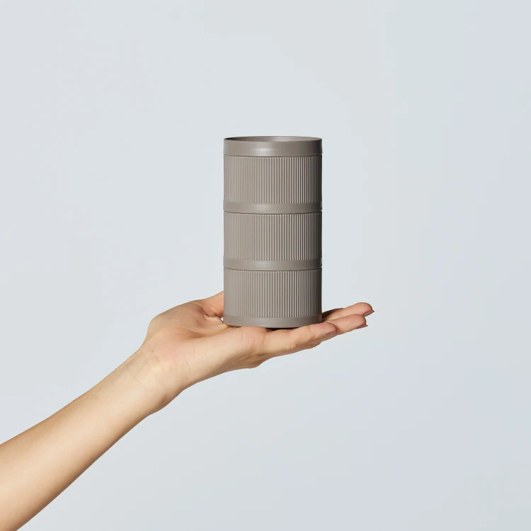  Stackable Box - 3x170ml Dark Gray