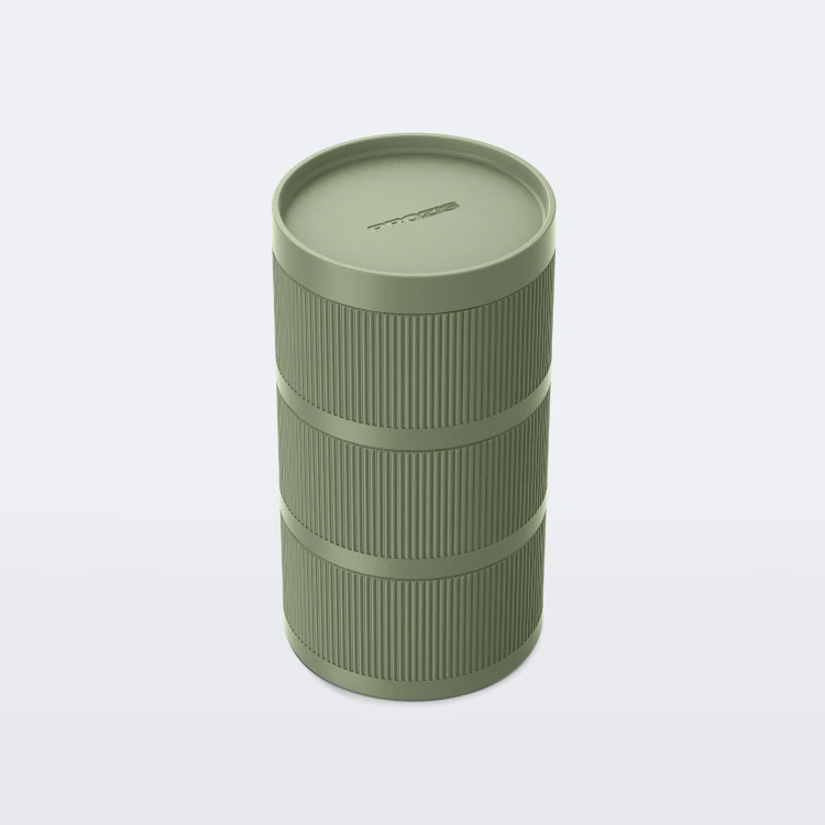  Stackable Box - 3x170ml Olive Green