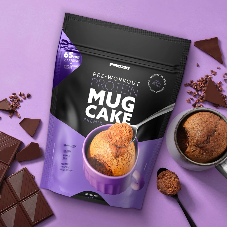 Pre-workout Protein Mug Cake Premix - Chocolate 400 g