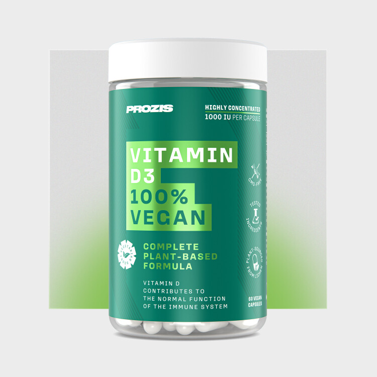 Visuel du produit : Vitamine D3 Végétalienne 60 gélules végétaliennes