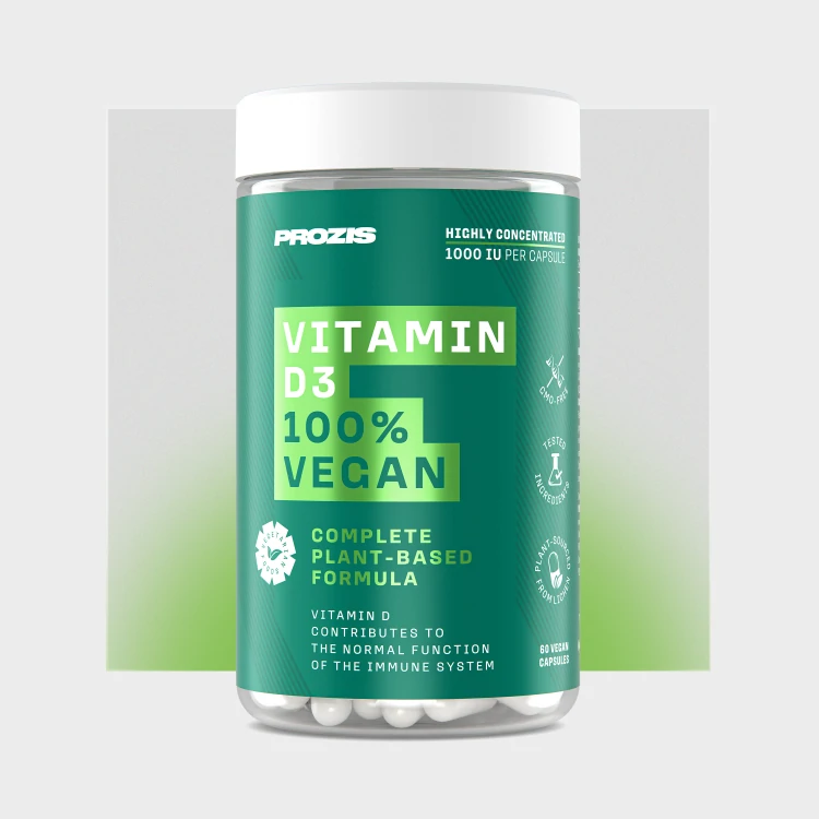 Vitamina D3 vegana 60 cápsulas veganas