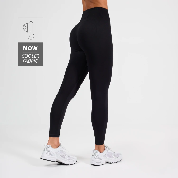 Legging Taille Moyenne Athleisure - Black