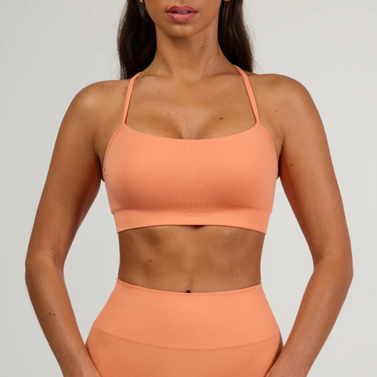 Athleisure Sports Bra - Summer Orange
